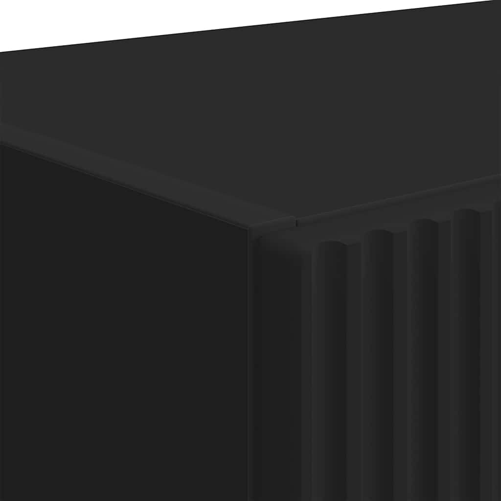 Wall Mounted TV Cabinet Black 59.5 x 31 x 60 cm Particleboard