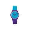 Cant Stop Series Quartz Movement 30M Water Resistant Watch 39.2Mm Blue Dial Plastic Case Silicone Strap Men Watches GV128