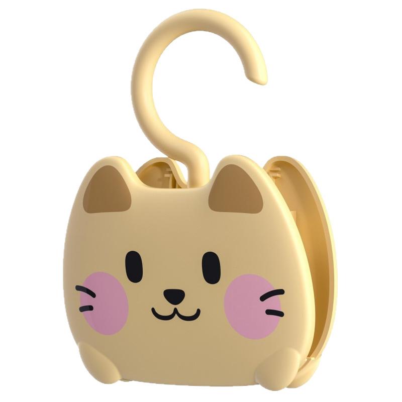 

1/3pcs Cartoon Cat Clothes Drying Rack Portable Clothes Pegs Sturdy Clip Socks Hats Heavy-duty Storage Clip Wardrobe Space Saver