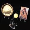 1-10Pcs Acrylic Display Stand Triangle Commemorative Coin Watch Card Holder Transparent Display Rack for Exhibitions Home Decor