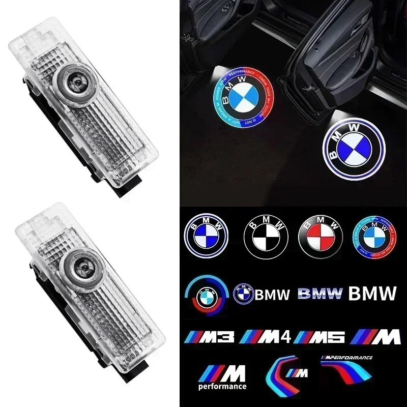 KYLZ4 2X Car Led Door Welcome Lights Logo Projector For BMW E90 E92 M3 E60 E61 E65 F01 F02 F10 F30 F48 G30 G38 X1 X2 X3 X4 X5 X6 X7
