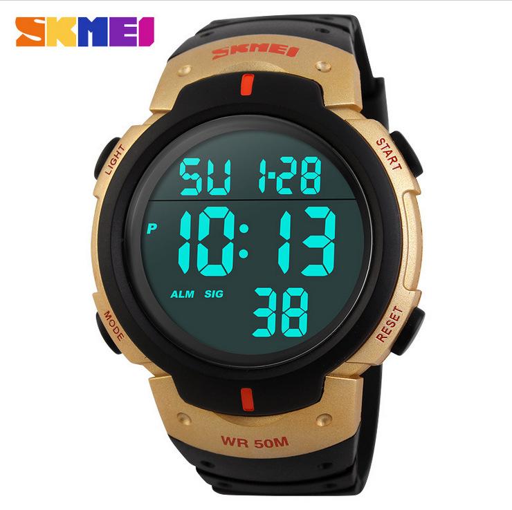 SKMEI 1068 Waterproof Sports Watch: Large Dial, Unisex, Multifunctional for Outdoor & Students