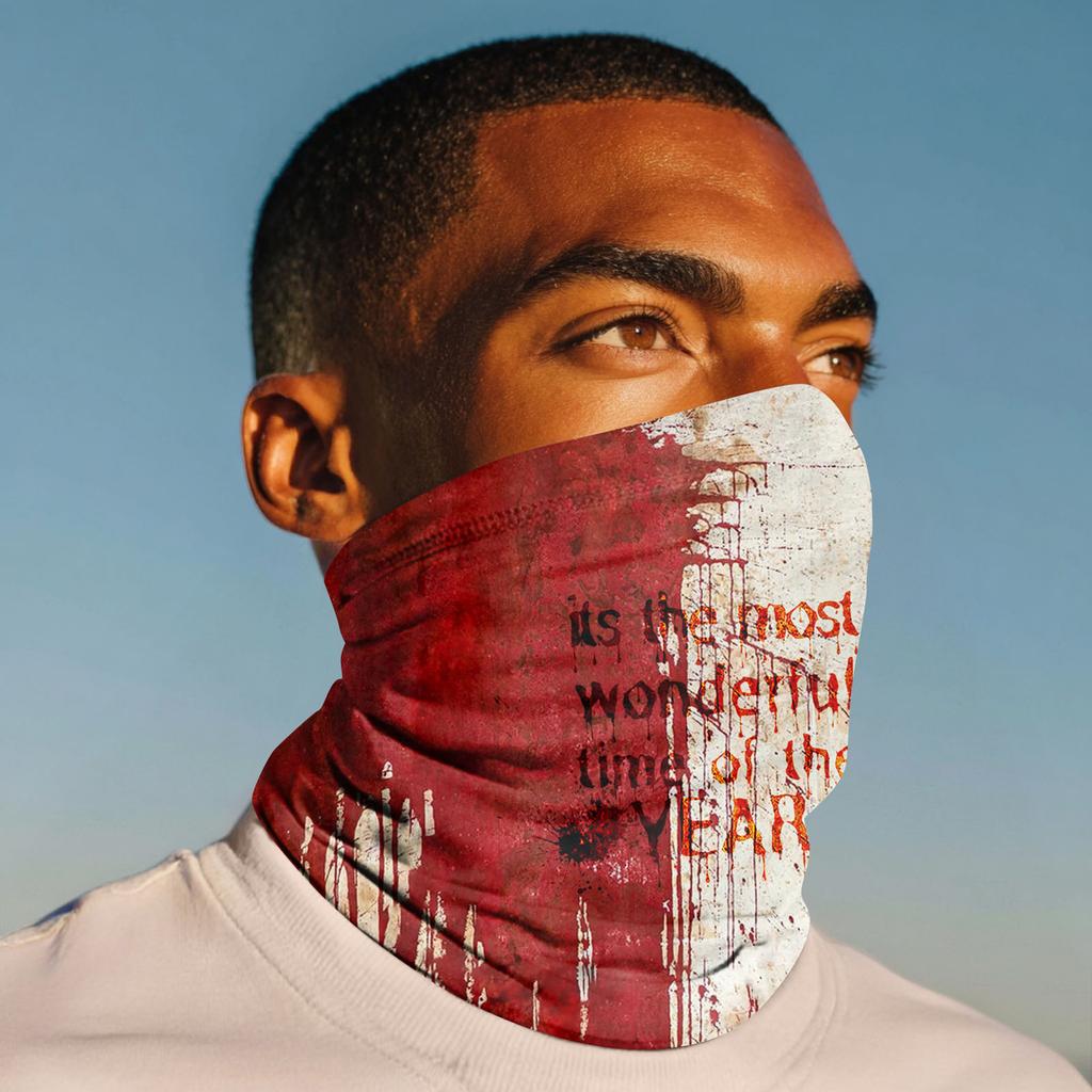 Outdoor Cycling Mask Fashion Printed Headscarf Neck Scarf