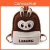 Shoulder Kids Double Cartoon Plush Backpack Student Large Capacity Schoolbag
