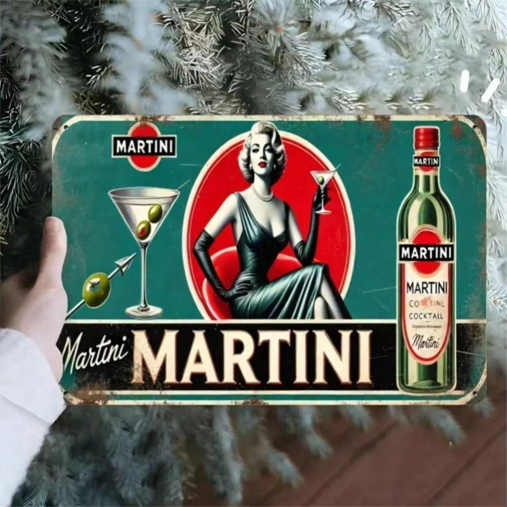 Vintage Floral Metal Wall Art Motivational Sign Home Decor