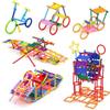 300/500/800/1000/1200Pcs Plastic 3D Building Blocks Children's Montessori Toys  Baby Development
