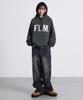 Flm Stitch Logo Hoodie - Charcoal