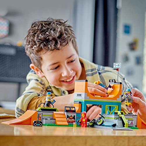 LEGO City Skate Park 60364, a Toy Block Gift for City Building, for Boys and Girls Ages 6 and Up
