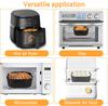 23Cm Xl Xxl Silicone Mold For Air Fryer For Ninja 180Cosori 5.5L/6L/6.1L Phi Series 2000 6.2L Na230 Air Fryer Accessories