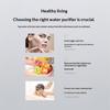 Wasserfilter für Wasserhahn 7-lagige Aktivkohlefiltration Filterelement Herausnehmbar für Hausküche Trinken Kochen