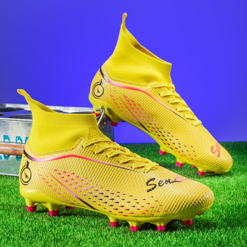Unisex shoes Football Shoes Outdoor Long Nail Sports Football Boots Large Size Youth Sports Kids Football Boots