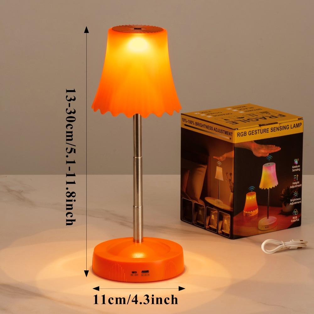 Height Brightness Adjustment Cordless Table Lamp Rechargeable Room Decoration Light  Bedroom