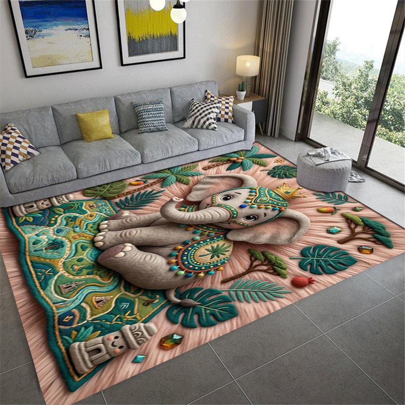 2025 New Cute Animals Carpet Rug for Living Room Bedroom Home Sofa Decoration,Kids Play Non-slip Floor Mat