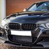 Helle schwarze ABS-Autogrill (1 Paar) für BMW