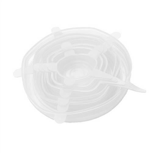 Extensible Silicone Lids QUARTER Reusable Kitchen Covers Expandable Food Lids To Keep Them Fresh