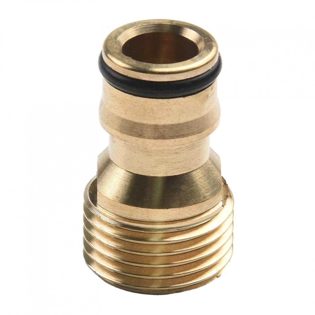 Messing Schlauchhahn Adapter Set 5 Stück Außengewinde 12mm Anschluss 12 Extern Schnell