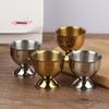 M-4Pcs Egg Cups Set Handy Stainless Steel Boiled Egg Cups Stand Rack Eggs Holder Egg Holder Kitchen Breakfast Cooking Tool