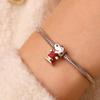 New 925 Silver Cartoon Snoopy Mickey Minnie Clip Charms Beads Fit DIY Bracelets Women Jewelry Gifts