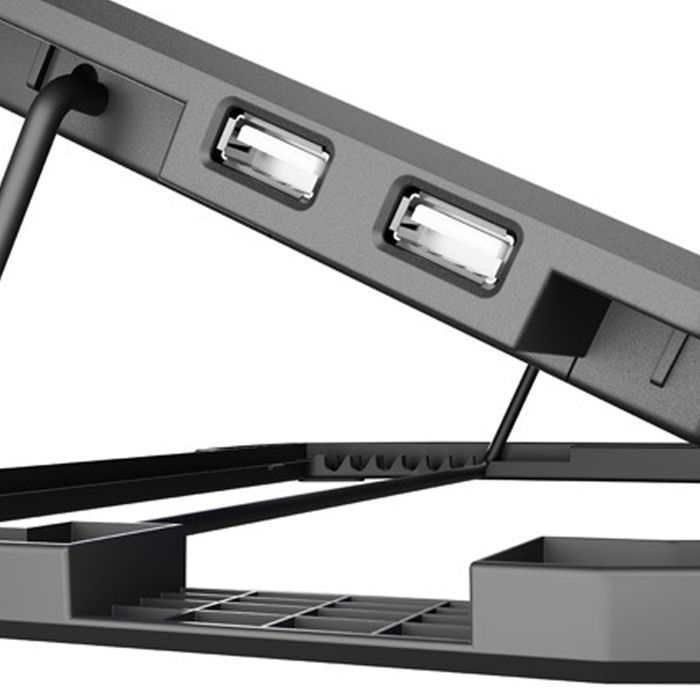 Système de refroidissement - NATEC - ORIOLE - 3 ventilateurs - 43,9 cm - Noir