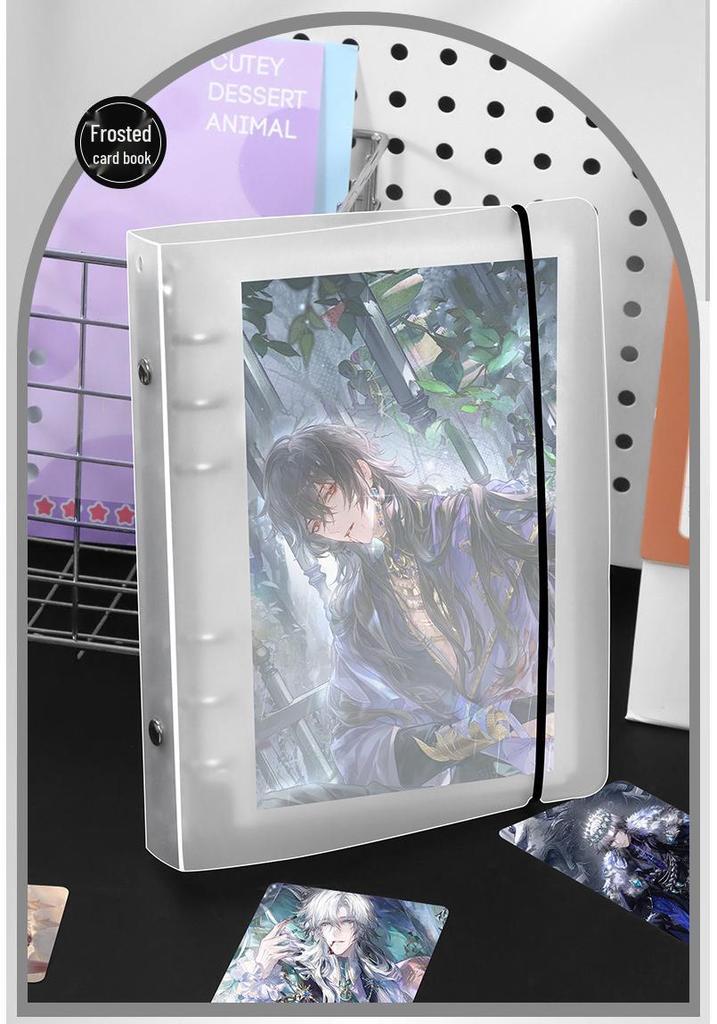 Korean Style A6 Frosted 3-Inch Ring Binder Instax Photo Album