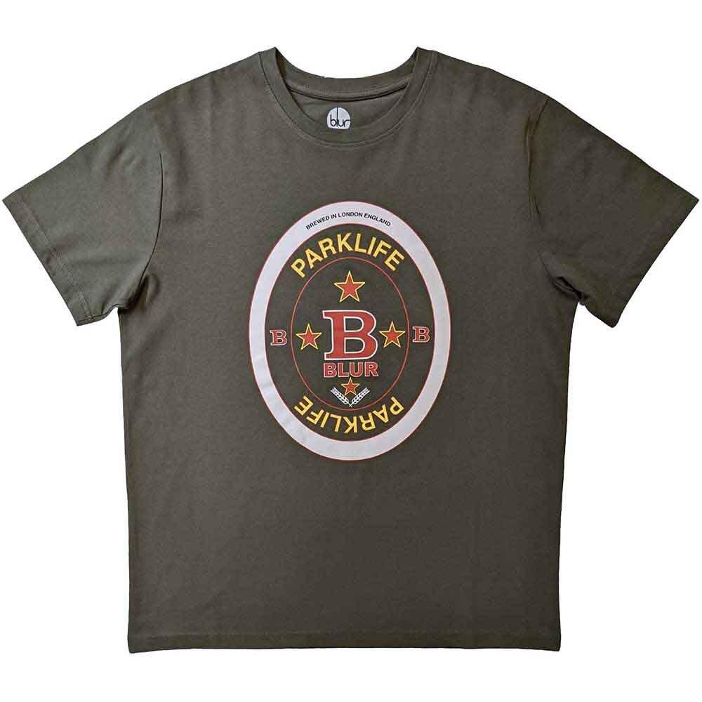 Blur Parklife Beermat T-Shirt Green New Unisex T-Shirt M