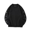 Breasted crew neck sweater men's spring and autumn 2025 new Hong Kong style loose senior sense large size youth jacket trendy brand