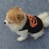 T-shirt Costume pour Chien avec Motif Citrouille d'Halloween pour Chiens de Petite à Grande Taille
