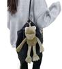 Cute Frog Plush Frog Key Bag Cute Car Stylish Frog Animal Hanging Popular Birthday School Entrance Gift [LYING] Keychain, Charm, Women's Charm,