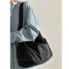 Adjustable Casual Shoulder Bag Solid Color Sports Messenger Bag Nylon Tote Bag  Commuting