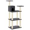 Scratching Post with Sisal Scratching Posts Dark Grey 118.5 Cm