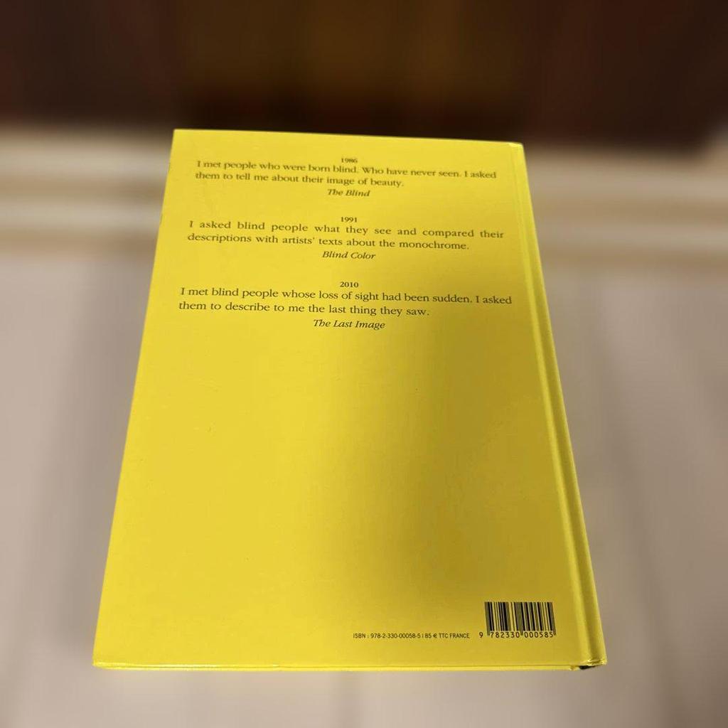 [USED] Out of print Sophie Calle Blind