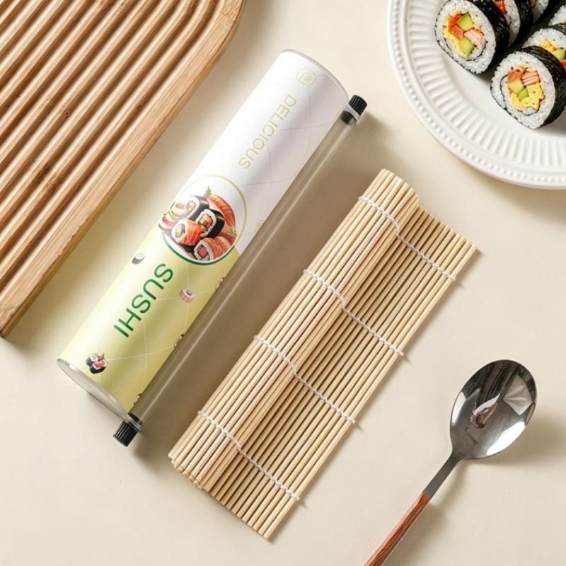 1 Pezzo Scatola Rotonda Push per Sushi con Cannuccia per Salsa Stampo per Sushi per Alimenti Secchi Secchiello in Carta Push-Up Accessori Bento