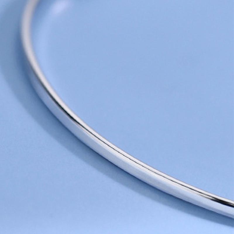 Zircon Star Pendant Half Bangle Half Bracelet For Women Girl Double Layer Bracelet Birthday Festival Christmas Gift