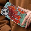 Soft Cover Capa Phone Case for Apple iPhone 17 Pro Max 15 14 16 Plus 16e 12 Air 11 XS XR 13 Retro Rust