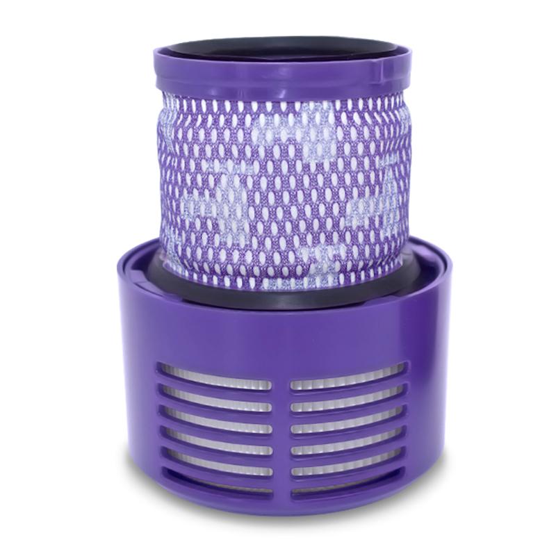 

For Dyson V10 2Pcs Vacuum Cleaner Replacement Post Filters with Brush Type A