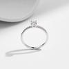 MODIAN Moissanite Engagement Ring for Women - D Color, S925 Silver, Luxury Niche Design with Shiny Pave Setting