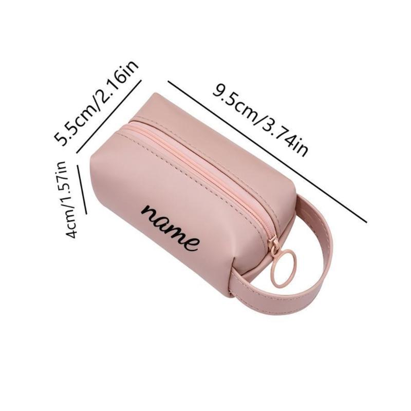 Multiple Compartment Portable Makeup Bag Fashionable Miniature Cosmetic Pouches For Everyday Carry Accessories Storage