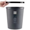 Garbage Bin with Pressure Ring No Lid Space-Saving Plastic Kitchen