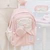 Mochila com Cordão de Grande Capacidade para Estudantes