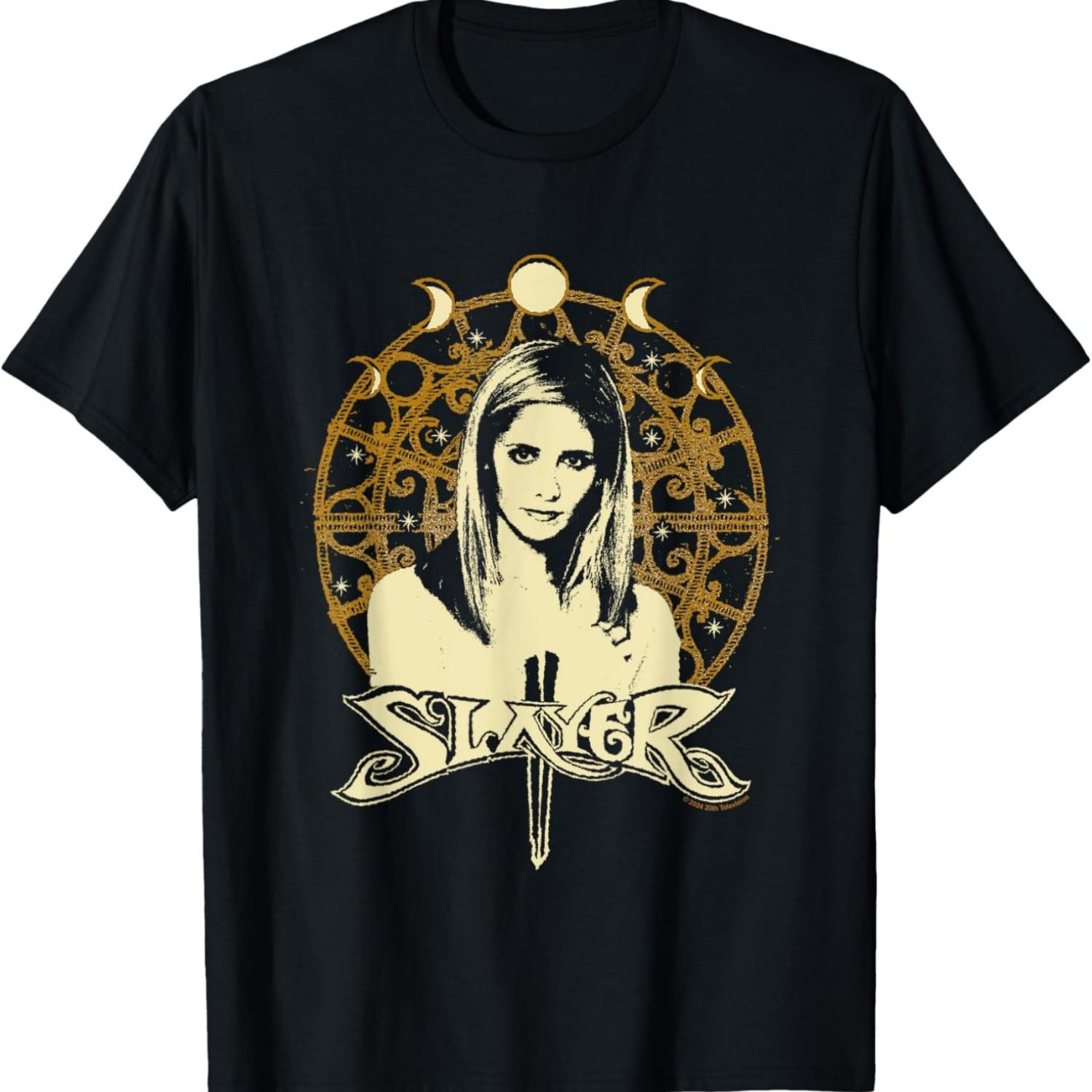 

Buffy The Vampire Slayer Buffy Celestial Slayer Big Portrait T-Shirt S