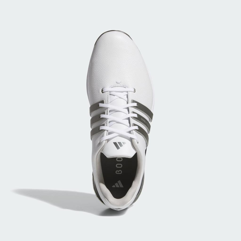 adidas TOUR360 GORE-TEX WIDE GOLF KK0790 Men's Performance Sports Shoes Cloud White / Iron Metallic / Preloved Yellow