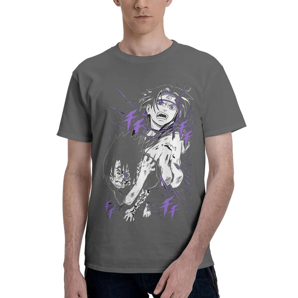 Naruto Unisex TShirt Clothes Anime And Unisexga Humorous Tees Short Sleeve Fugees Cotton
