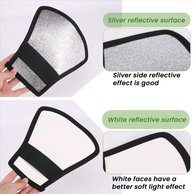Travel-Friendly Flash Diffuser – Collapsible Silver Softbox with Carrying Case for On-Location Shoots