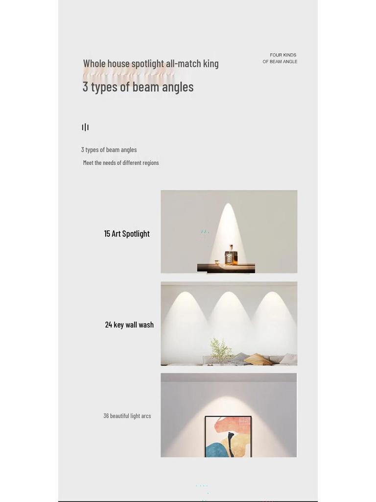 LED Anti-Glare Recessed Deep Cup Spotlight for Home and Bedroom