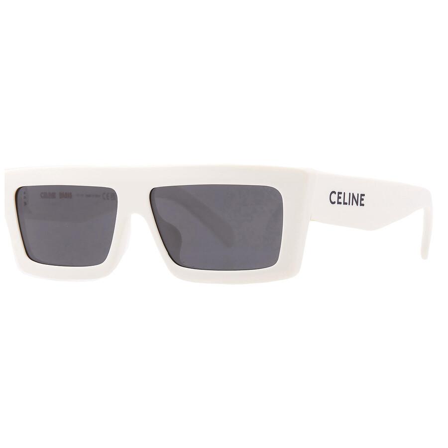 Celine Monochroms Smoke Browline Unisex Sunglasses Cl40214u 25a 57