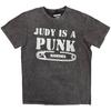 Ramones Stone Wash T-Shirt: Judy (Charcoal Grey) OFFICIAL NEW