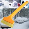 Car Snow Scraper,Ice Scraper Snow Brush With Soft Rubber,Long Handle Ice Scraper,Car Windsheild Snow Shovel Ice Scraper For Car