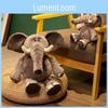Adorable Jumbo Elephant Plush Toy Soft Crystal Fabric Stuffed Animal Gift For Kids