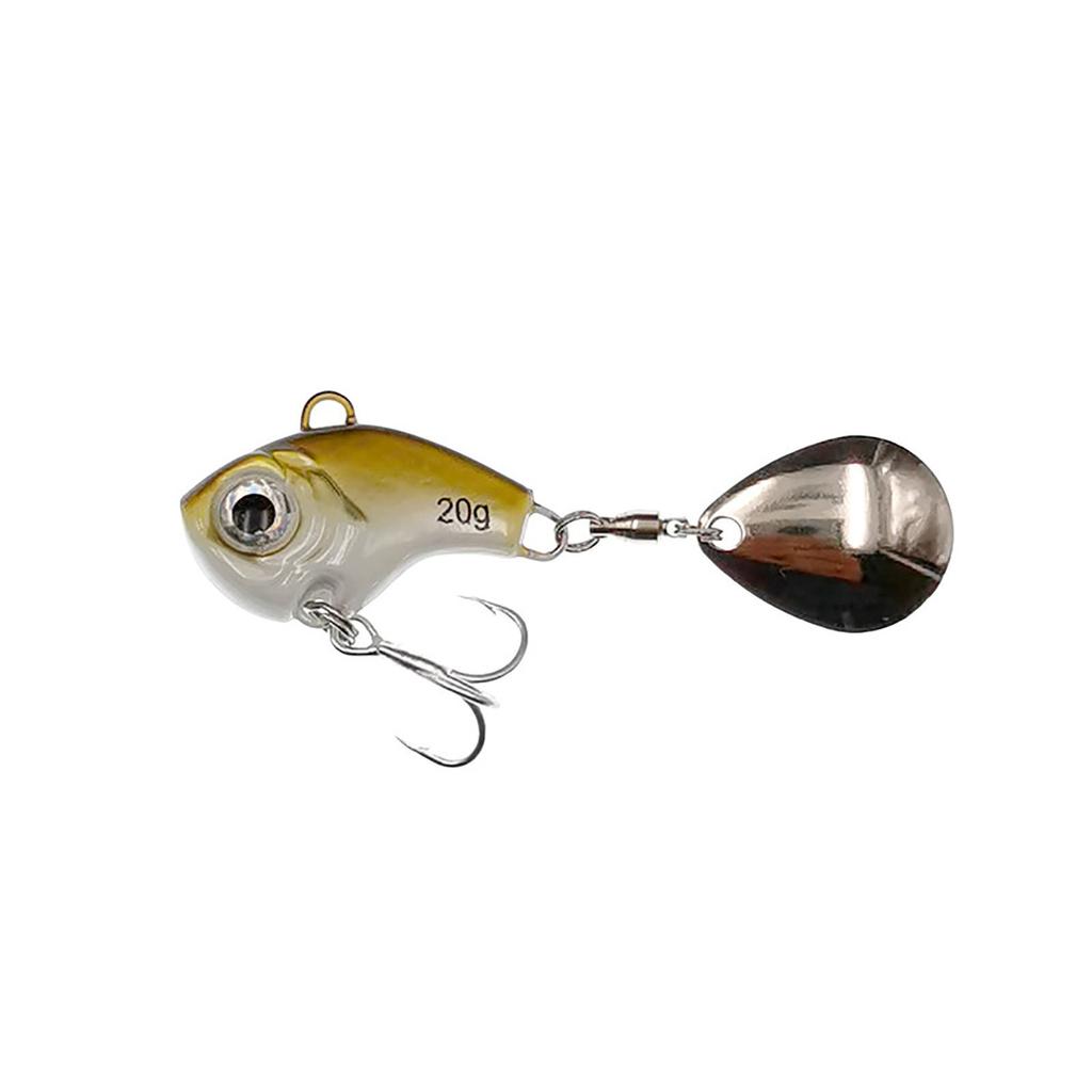 Metal Vib Fishing Lures With Spinner Blade Super Long Casting Fake Baits For Freshwater Saltwater