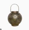 Solar Lantern Outdoor Decorative Metal Garden Light Hollow Pattern Projection Lamp with Tree Design for Patio Yard Pathway Lighting